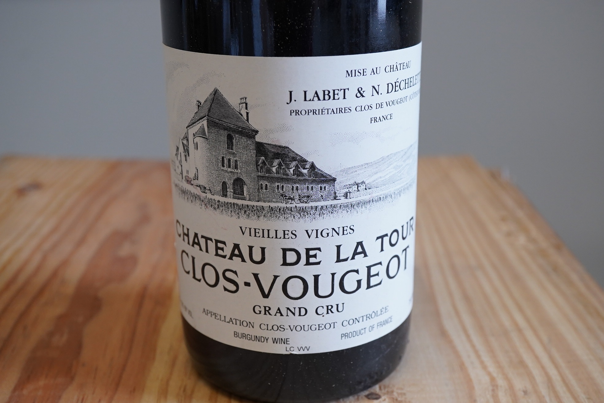 Labet & Dechelette, Château de La Tour, Clos de Vougeot Vieilles Vignes Grand Cru, 2008